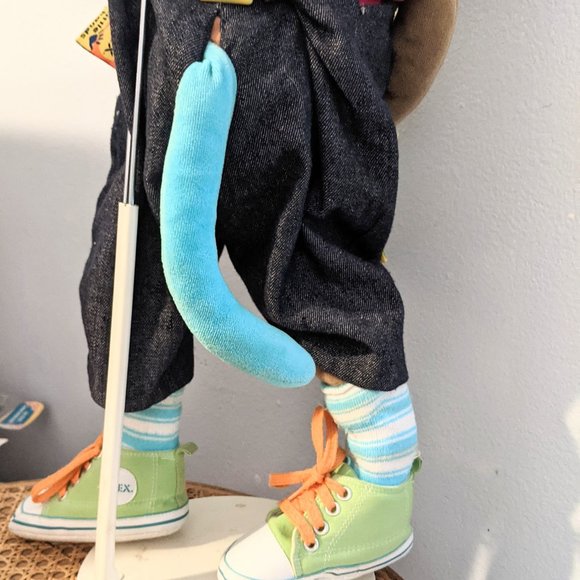 Plush Stuffed Doll Alex Little Hands Monkey Learn - Picture 6 of 8